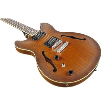 Guitarra Electrica Ibanez Artcore Zurda Semi Hollow As53l-tf Cafe Mate